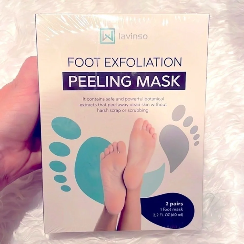 Brand New 2 Pack Soft Baby Feet Foot Peel Mask Dead Skin Remover Exfoliating